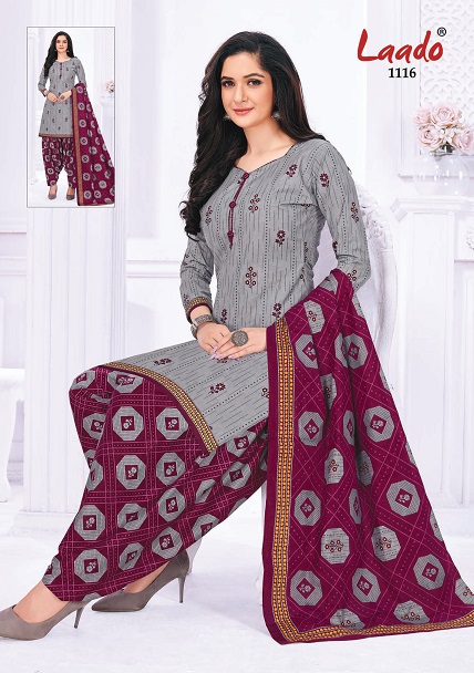 Laado Priti Patiyala Vol-11 Cotton Print Designer Readymade With Inner